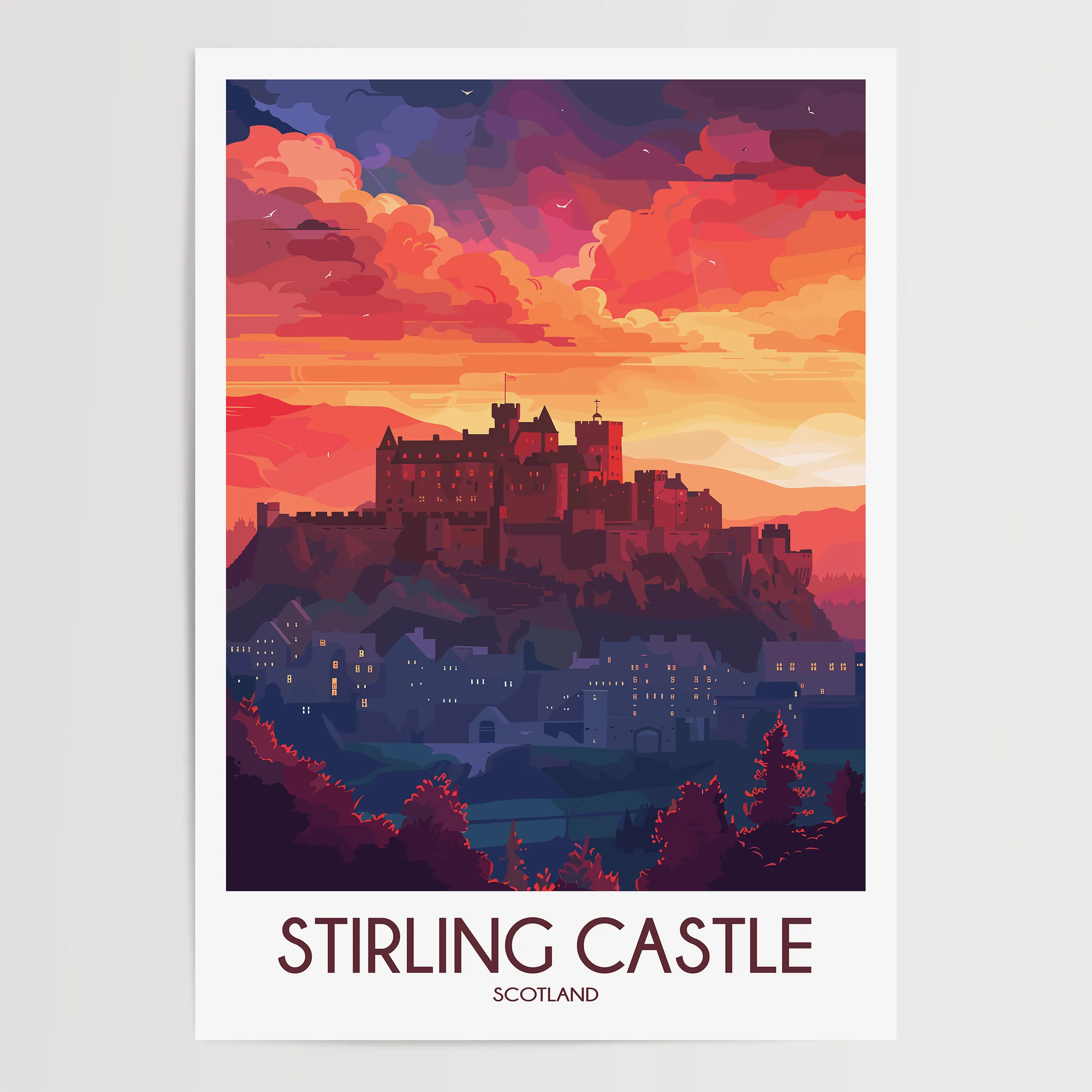 Stirling Castle Souvenir Poster Print