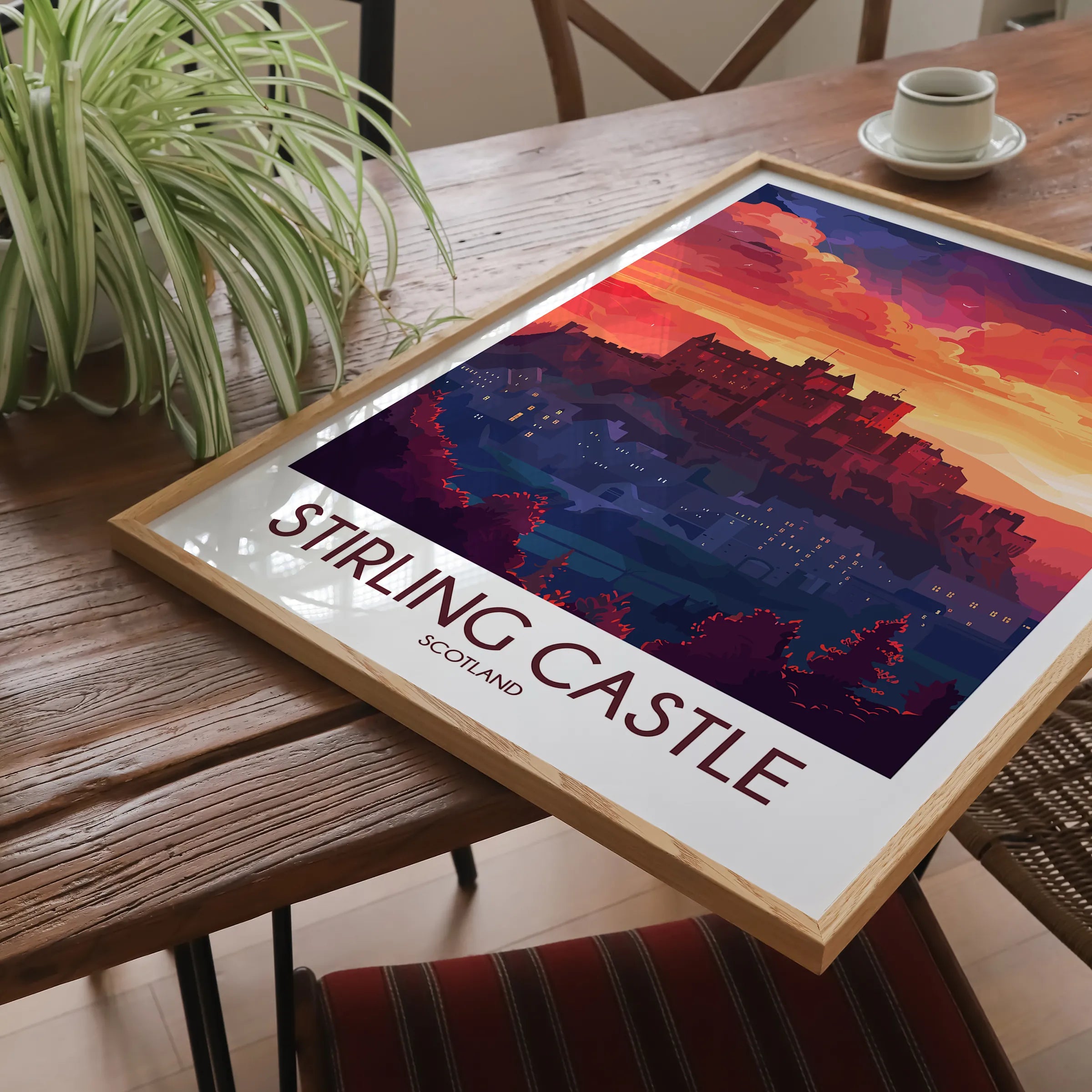 Stirling Castle Vintage Style Print