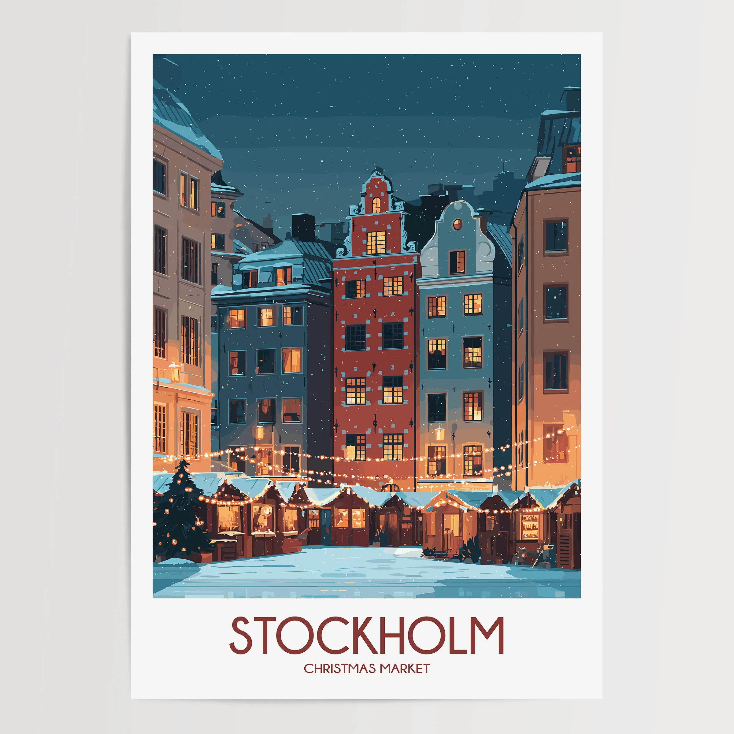 Stockholm Scenic Landscape Art
