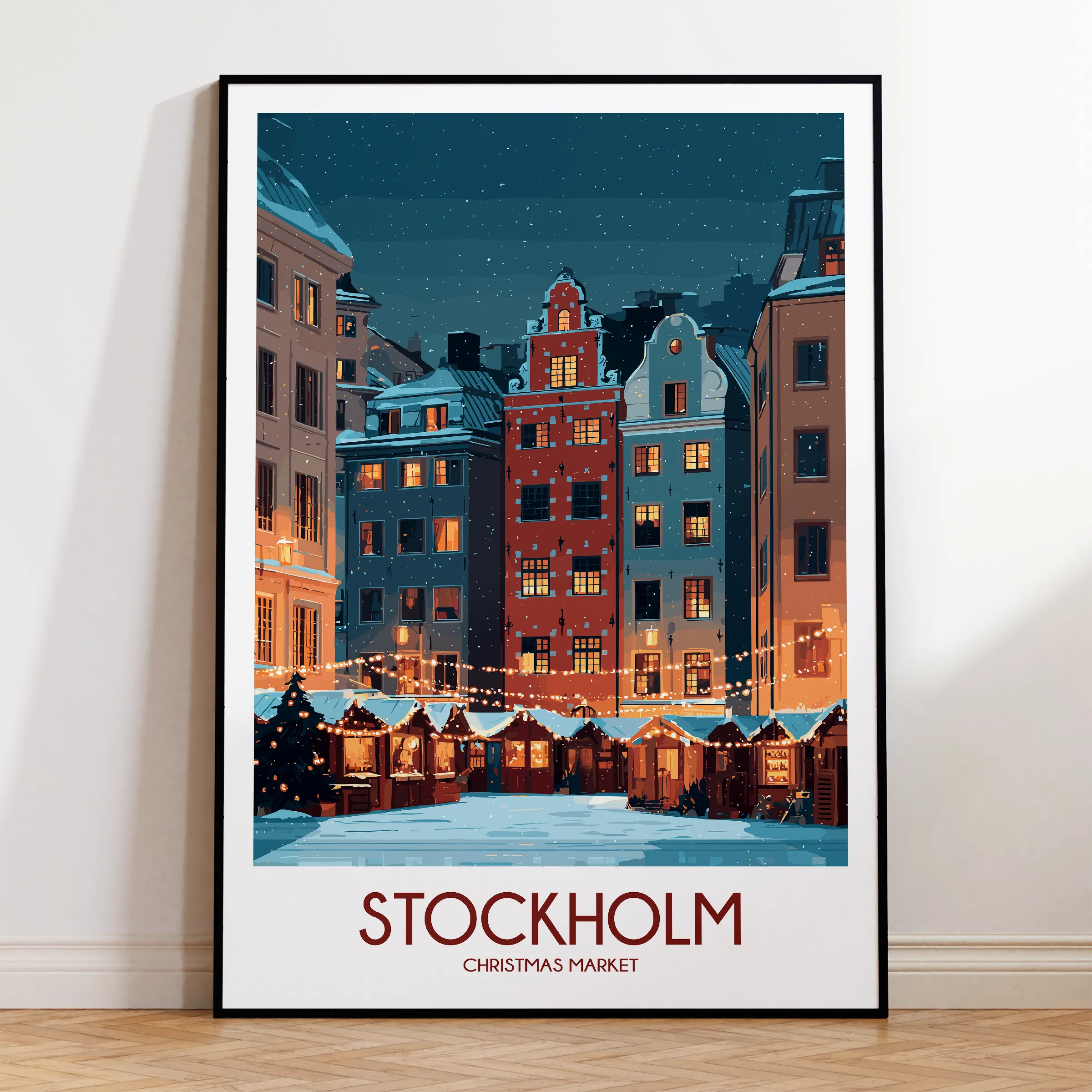 Stockholm Souvenir Poster Print
