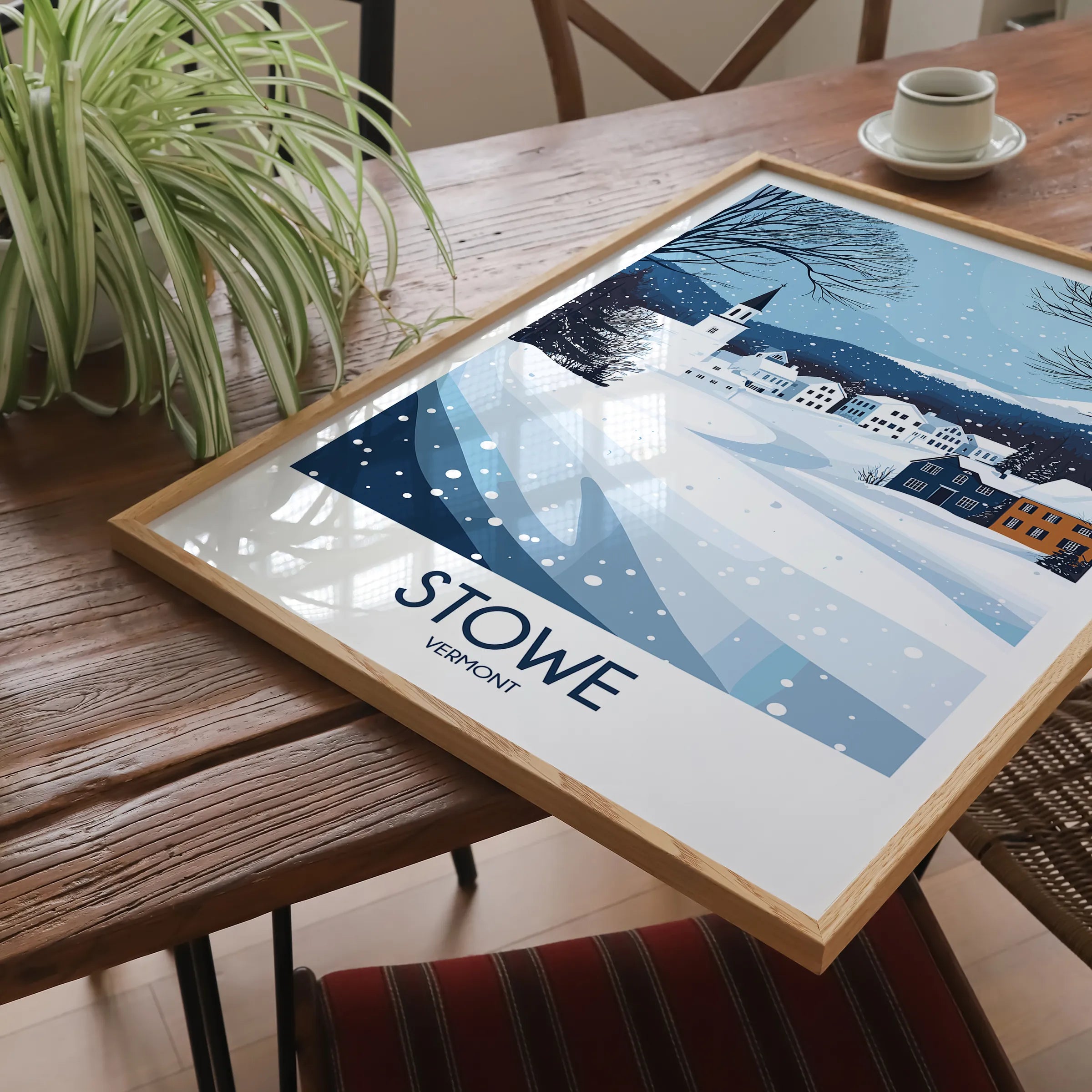 Stowe Modern Travel Poster
