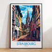 Strasbourg Minimalist Wall Art