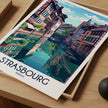 Strasbourg Modern Travel Poster