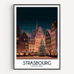 Strasbourg Modern Travel Poster