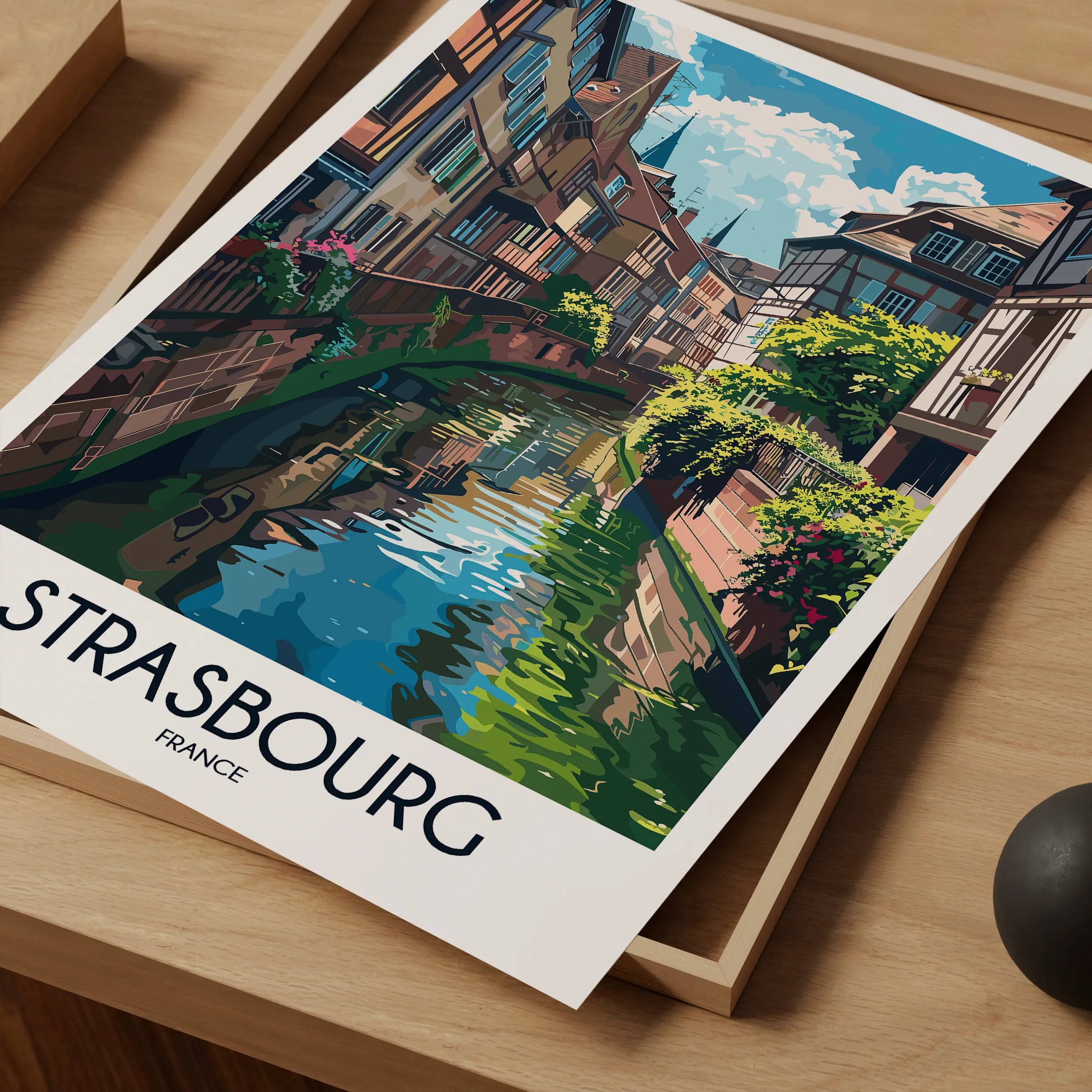 Strasbourg Scenic Landscape Art
