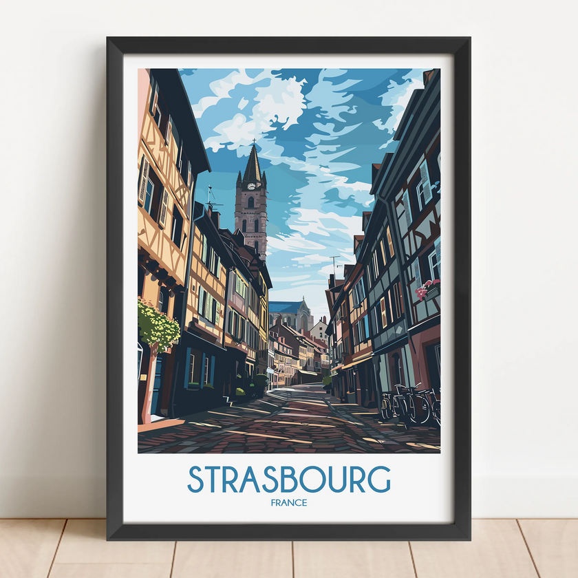 Strasbourg Scenic Landscape Art