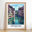 Strasbourg Souvenir Poster Print