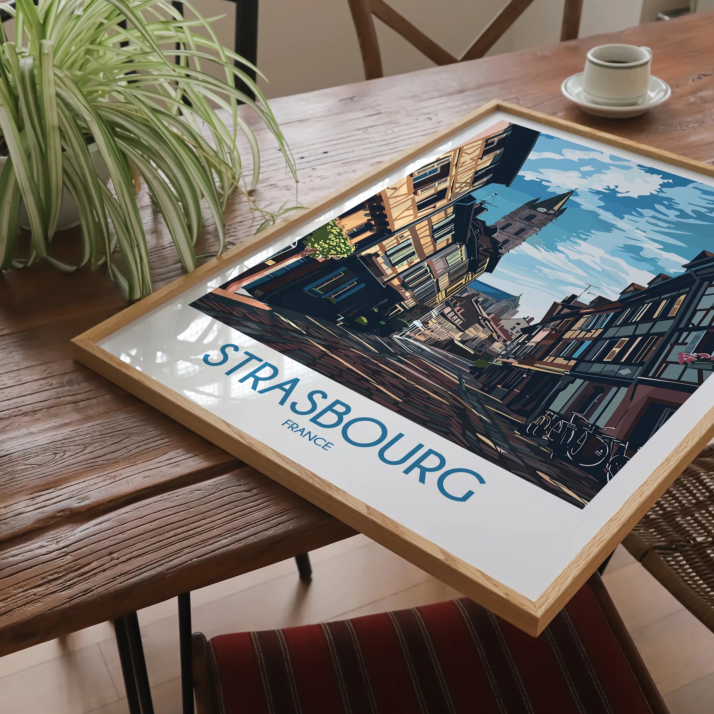 Strasbourg Souvenir Poster Print