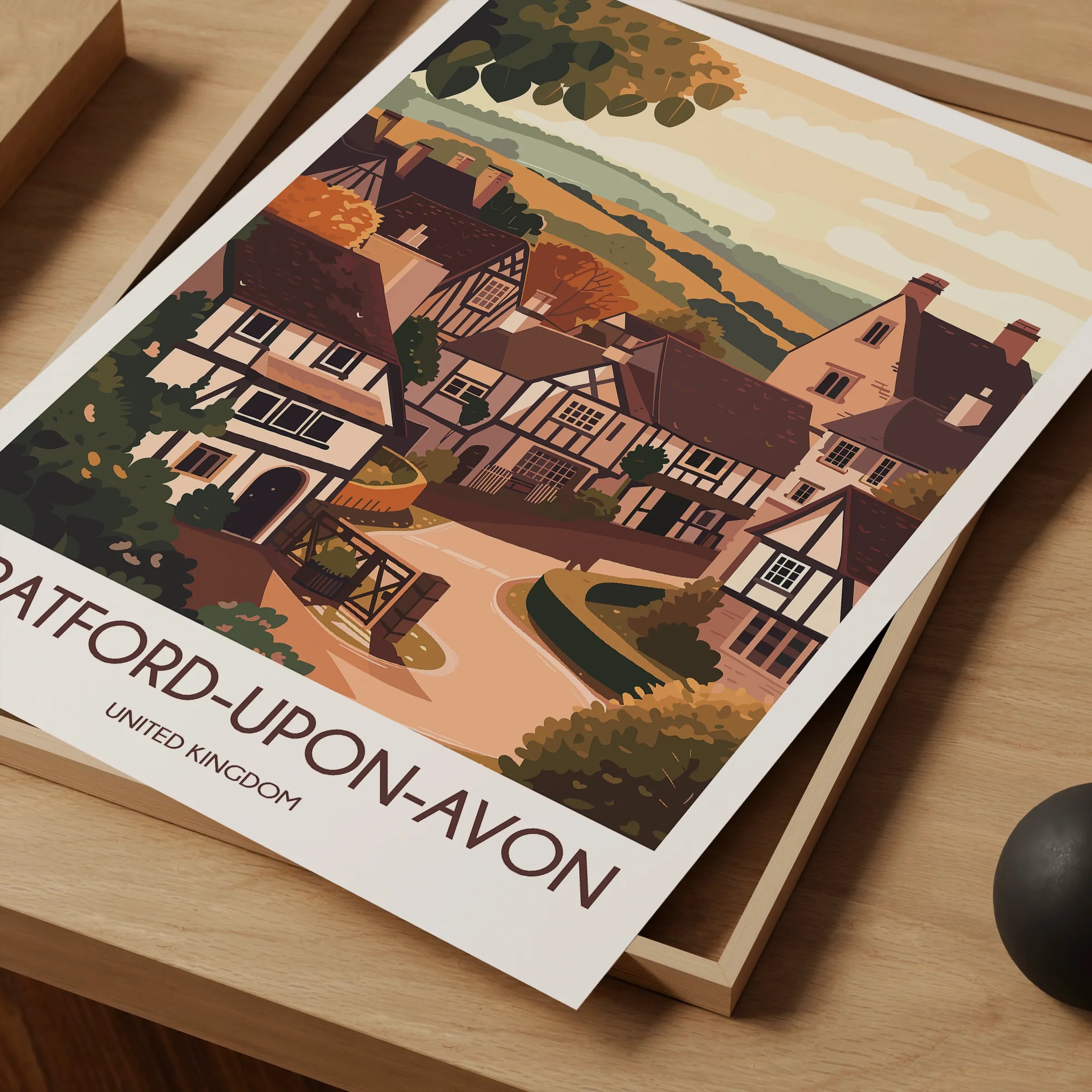 Stratford-Upon-Avon Destination Art Gift