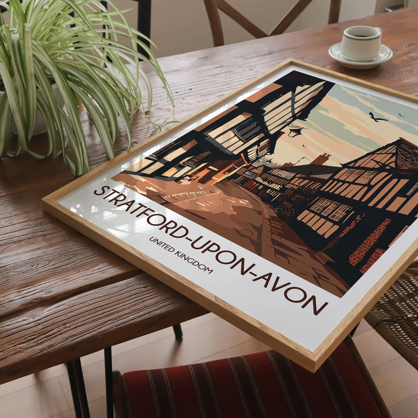 Stratford-Upon-Avon Destination Art Gift
