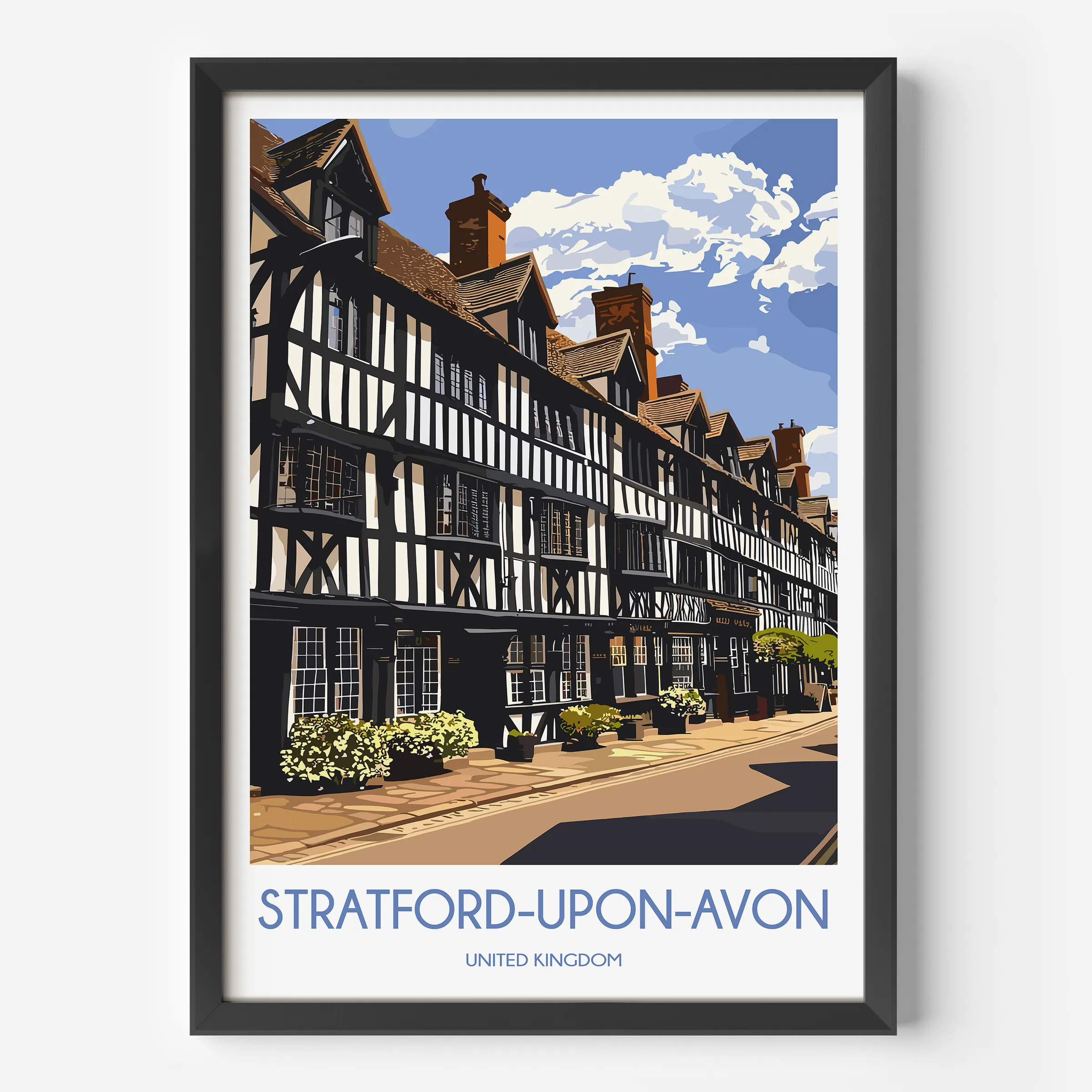 Stratford-Upon-Avon Destination Art Gift