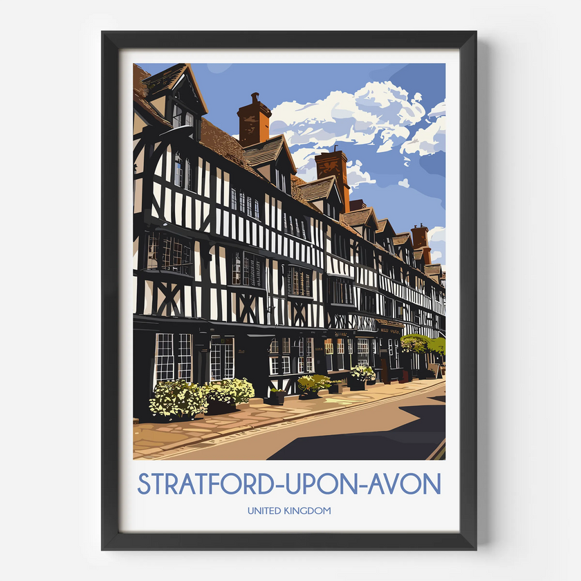 Stratford-Upon-Avon Destination Art Gift