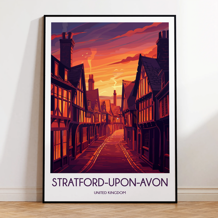 Stratford-Upon-Avon Destination Art Gift