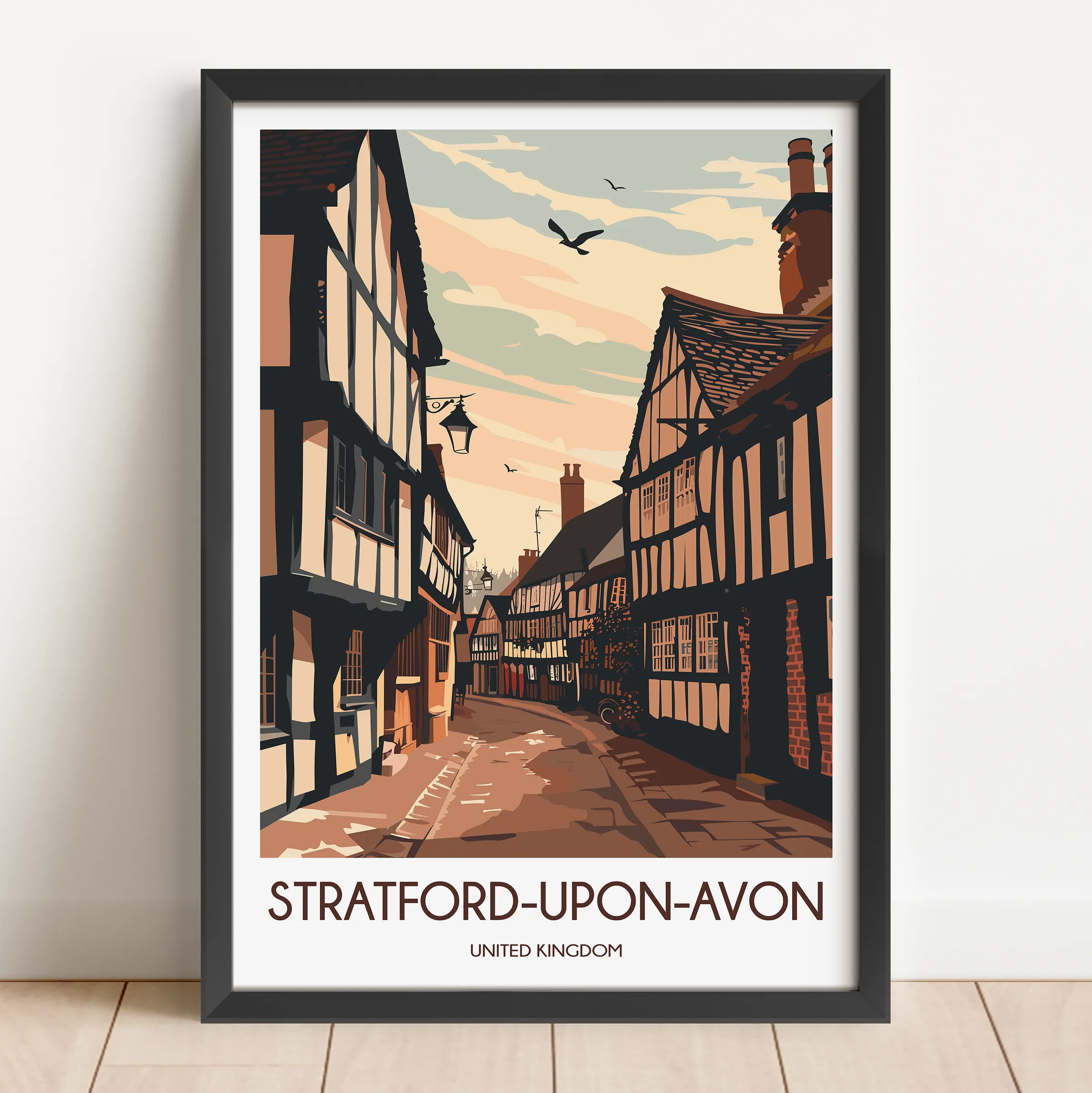 Stratford-Upon-Avon Minimalist Wall Art