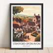 Stratford-Upon-Avon Scenic Landscape Art