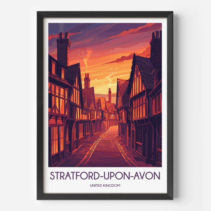 Stratford-Upon-Avon Scenic Landscape Art