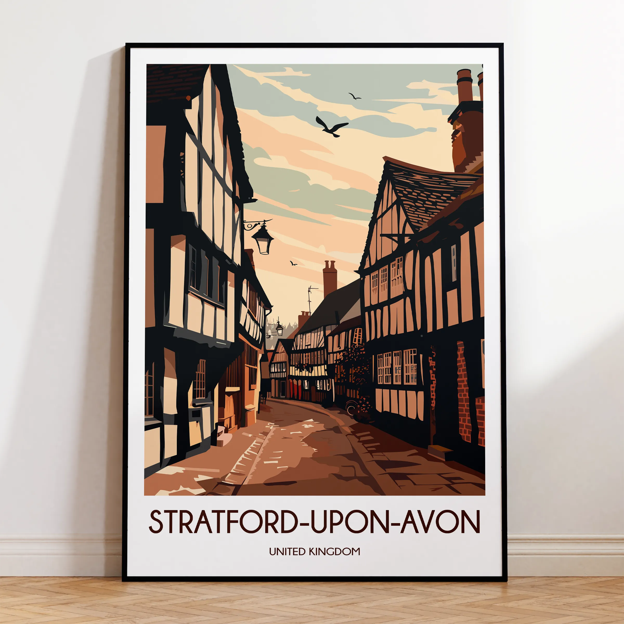 Stratford-Upon-Avon Scenic Landscape Art
