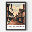 Stratford-Upon-Avon Vintage Style Print
