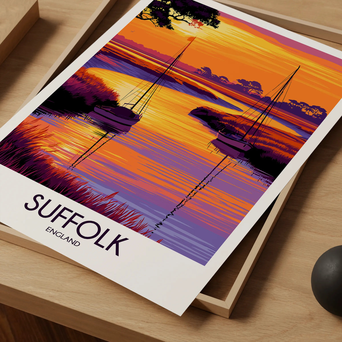 Suffolk Minimalist Wall Art