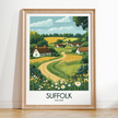 Suffolk Minimalist Wall Art