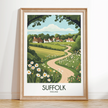 Suffolk Minimalist Wall Art