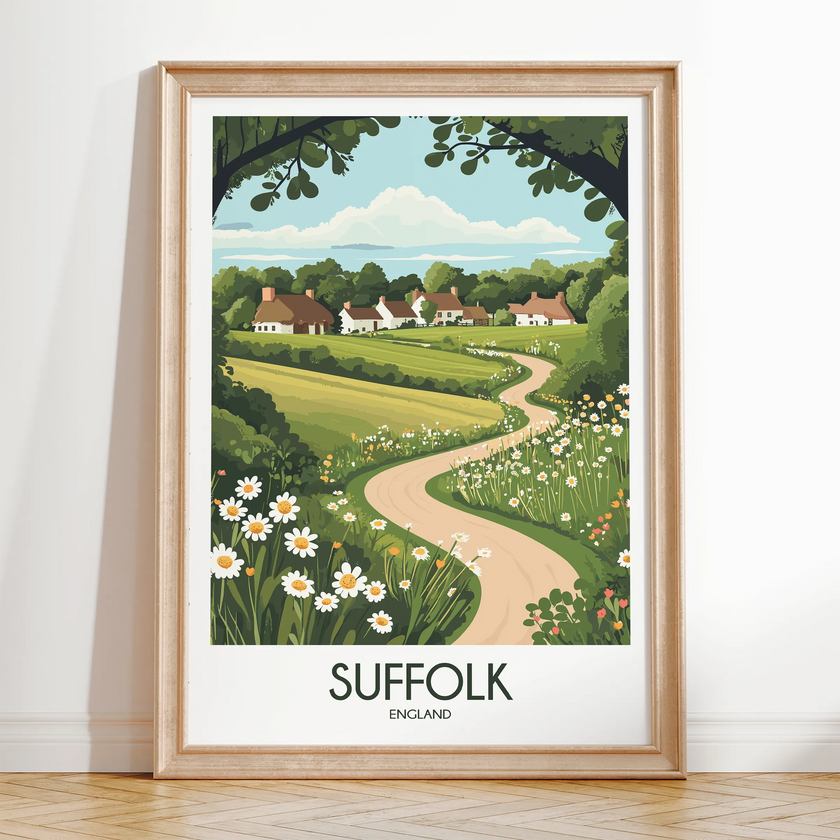 Suffolk Minimalist Wall Art