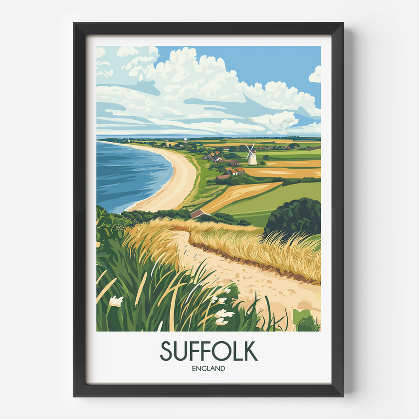 Suffolk Minimalist Wall Art