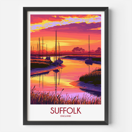 Suffolk Minimalist Wall Art