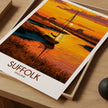 Suffolk Modern Travel Poster