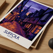 Suffolk Modern Travel Poster