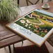 Suffolk Souvenir Poster Print