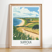 Suffolk Vintage Style Print