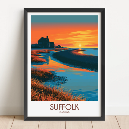 Suffolk Vintage Style Print