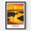 Suffolk Vintage Style Print
