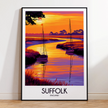 Suffolk Vintage Style Print