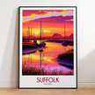 Suffolk Vintage Style Print