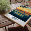 Surrey Souvenir Poster Print