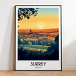 Surrey Travel Memory Gift