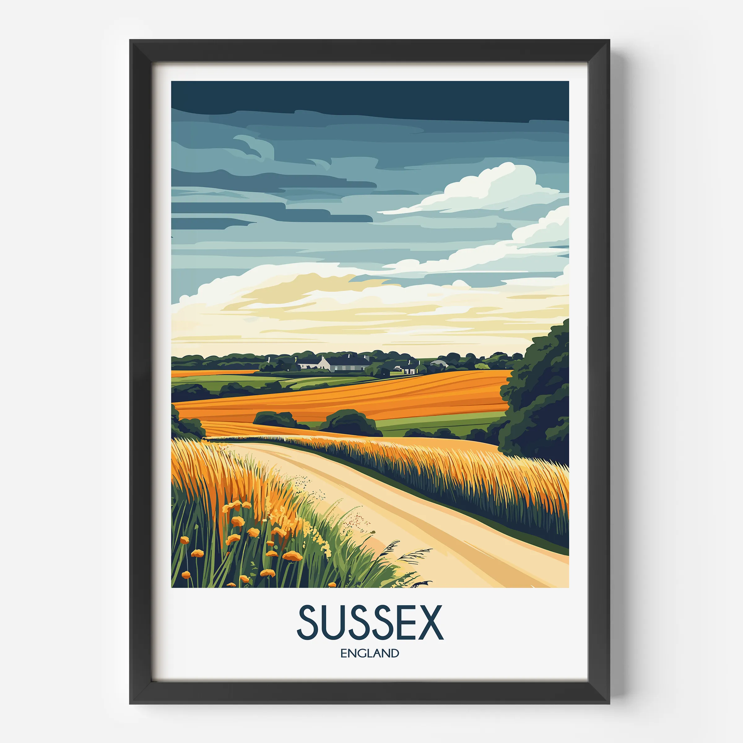 Sussex Destination Art Gift