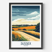 Sussex Destination Art Gift