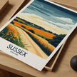 Sussex Souvenir Poster Print