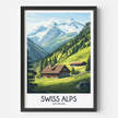 Swiss Alps Gallery Quality Print