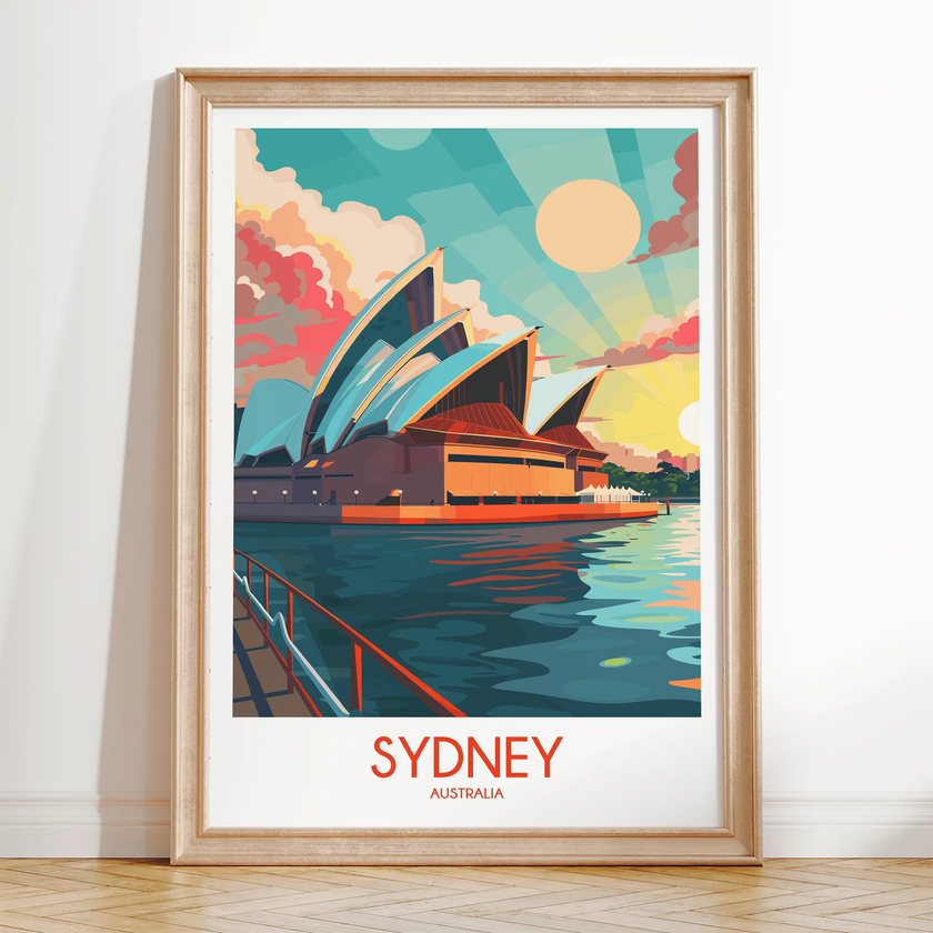 Sydney Modern Travel Poster