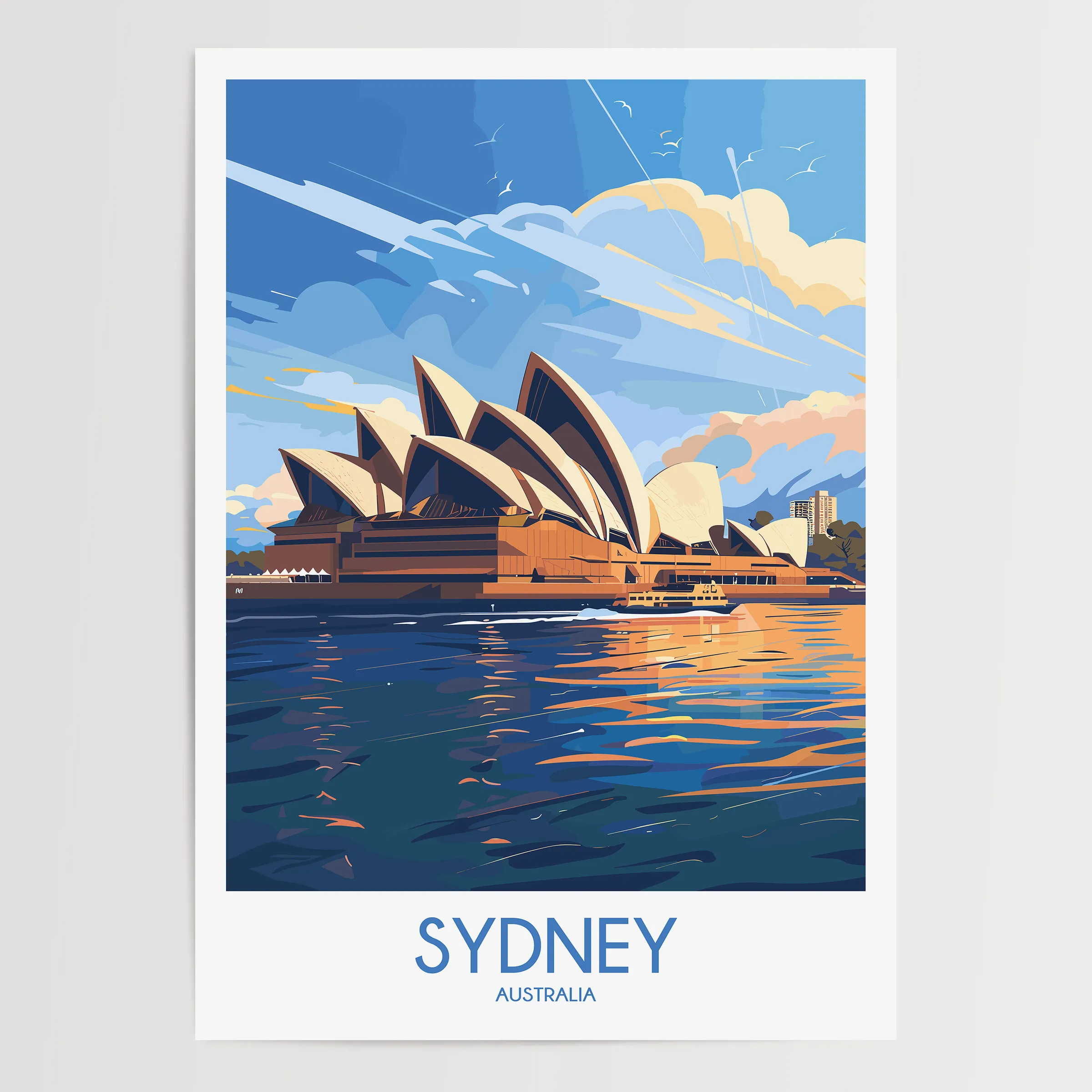 Sydney Modern Travel Poster