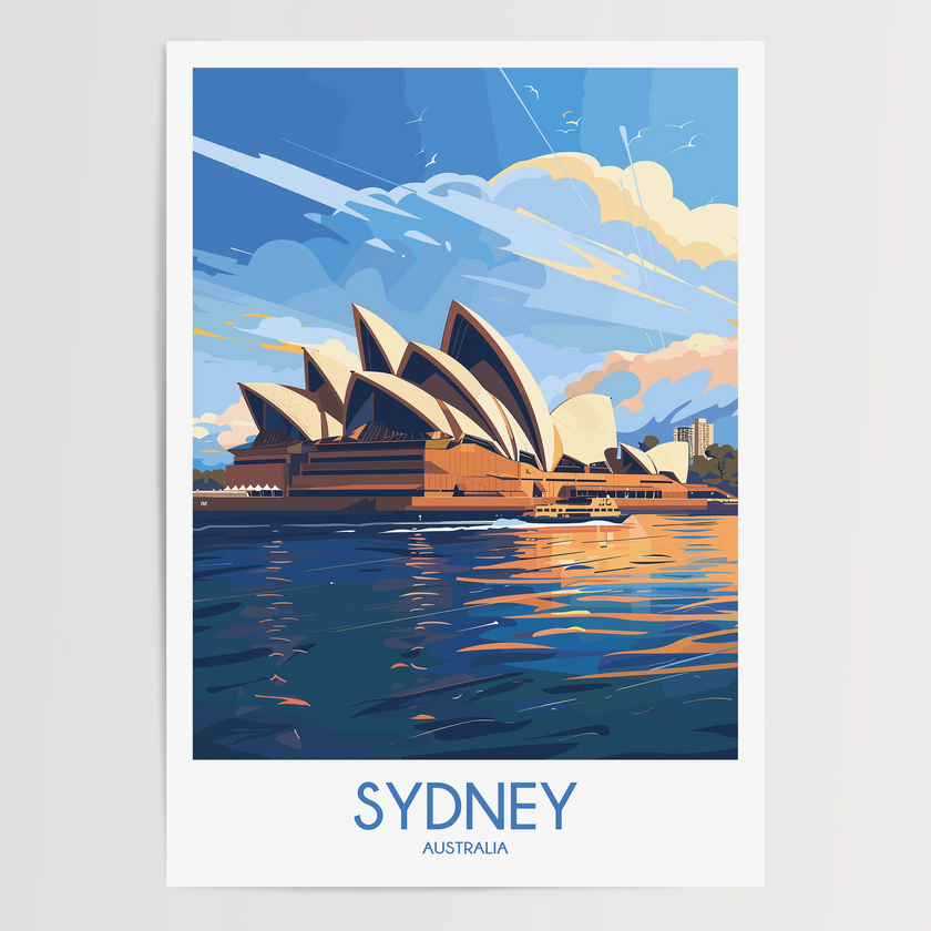 Sydney Modern Travel Poster