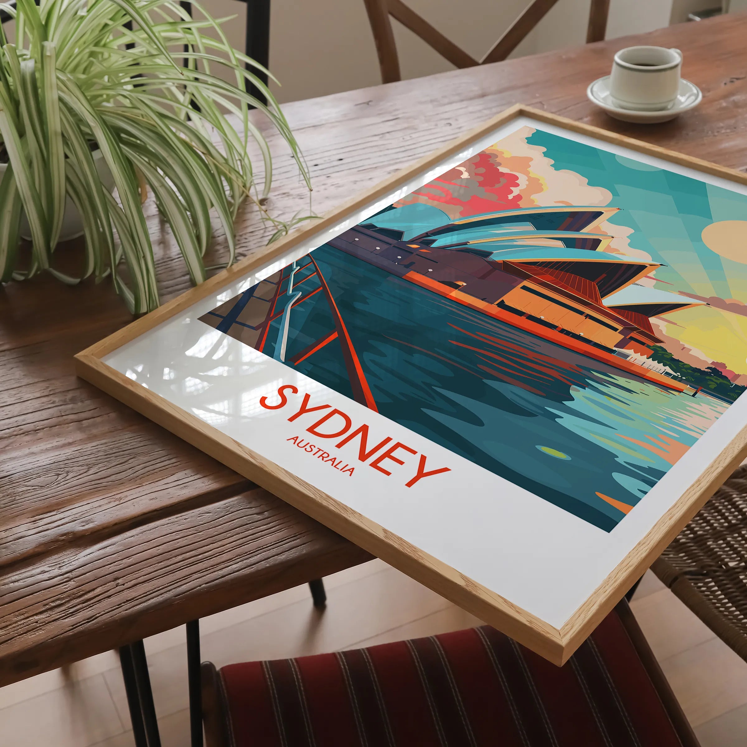 Sydney Retro Travel Illustration
