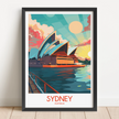 Sydney Souvenir Poster Print