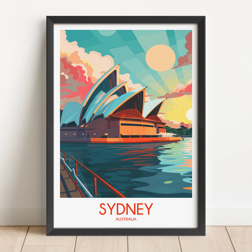 Sydney Souvenir Poster Print