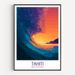 Tahiti Minimalist Wall Art