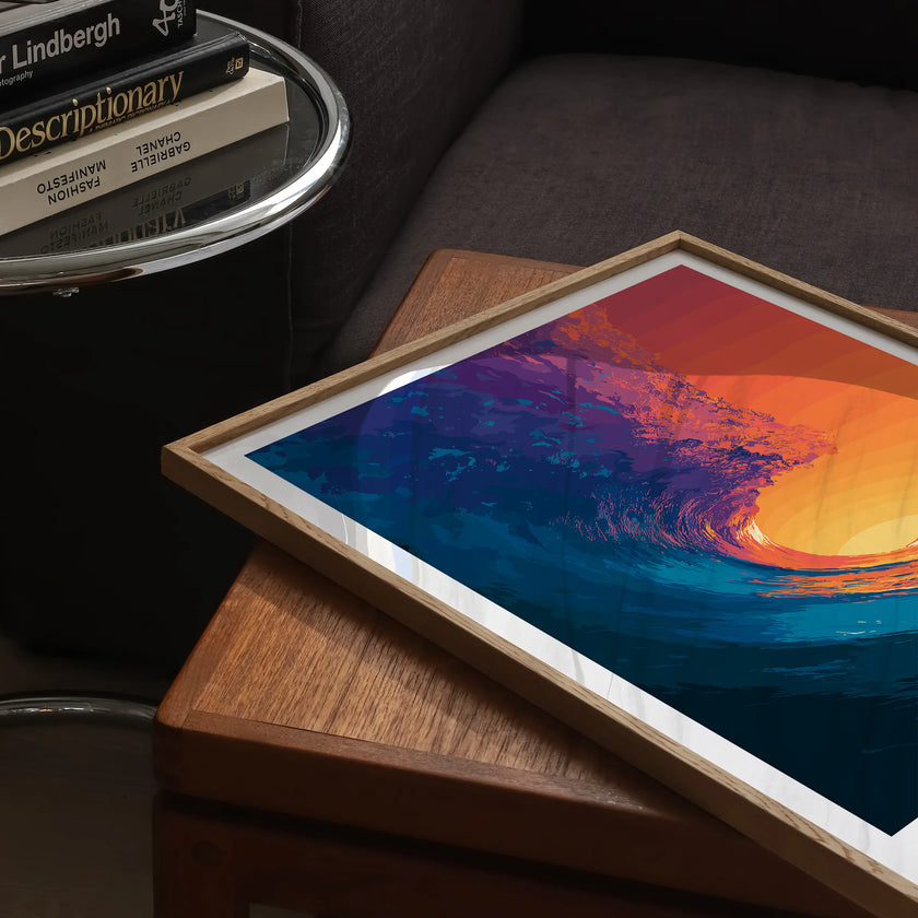 Tahiti Scenic Landscape Art